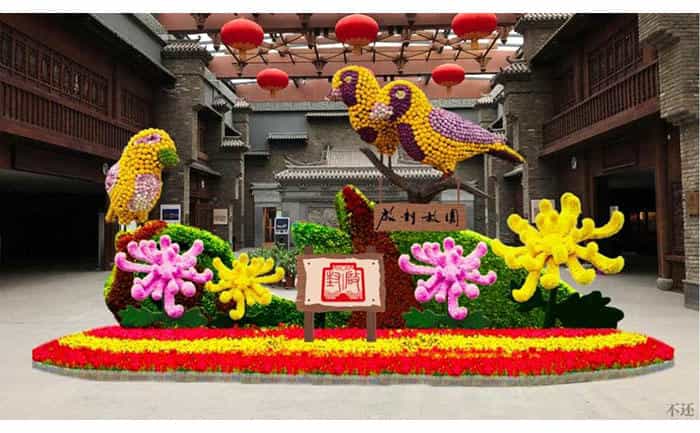 <b>专业菊花展服务商 | 源头工厂多年实战经验 - 花不同园艺</b> 实景图案例