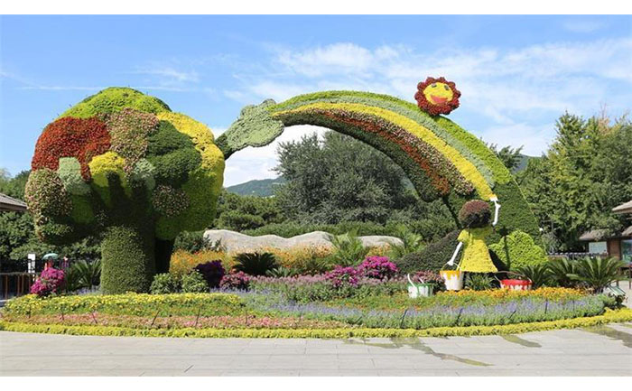 <b>立体花坛源头厂家 | 品质做工行业标杆 - 花不同园艺</b> 实景图案例