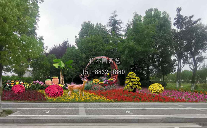 菊花布展景观小品3设计图