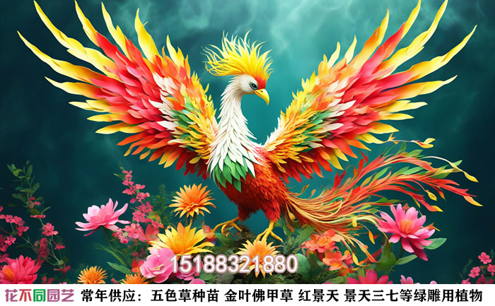 国庆主题绿雕方案